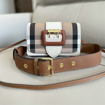 バーバリー BURBERRY GH-BR3302BS 2025年新作 ザ バックル チェック柄 ミニ ショルダーバッグ レディース