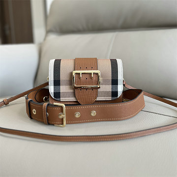 バーバリー BURBERRY GH-BR3302ZS 2025年新作 ザ バックル チェック柄 ミニ ショルダーバッグ レディース