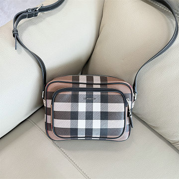 商品名称：バーバリー BURBERRY GH-BR3484XK 2025年新作 チェック柄 スモールバッグ スクエアバッグ ショルダーバッグ