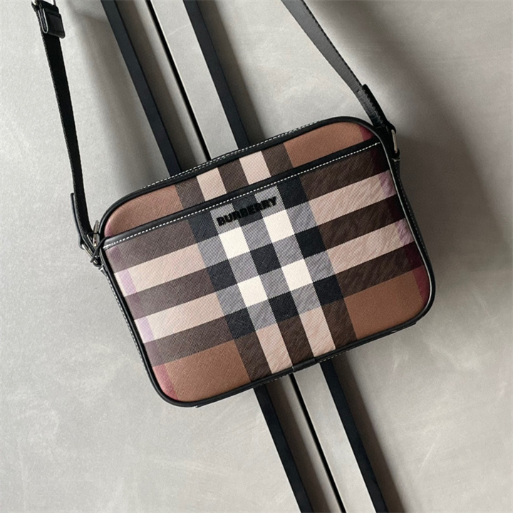 バーバリー BURBERRY GH-BR2374XK 2025年新作 チェック柄 ショルダーバッグ スクエアバッグ メンズ