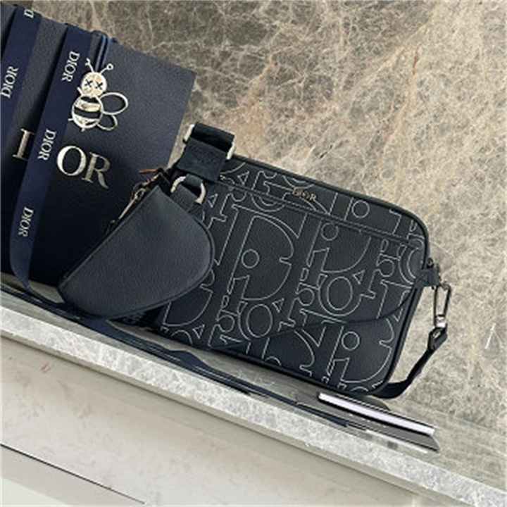クリスチャンディオール CHRISTIAN DIOR GH-CD1276XBK  2025年新作 サドル スリーインワンポーチ ショルダーバッグ メンズ