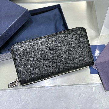 商品名称：クリスチャンディオール CHRISTIAN DIOR GH-CD2252QBK 2025年新作 ジップウォレット ファスナー長財布 ロングウォレット カード入れ