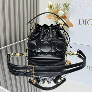 クリスチャンディオール CHRISTIAN DIOR GH-CD2780BK 2025年新作 ジョリー バケットバッグ ドローストリング ショルダーバッグ トートバッグ