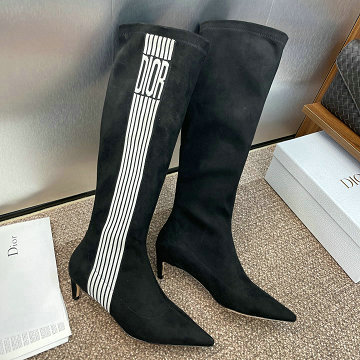 商品名称：クリスチャンディオール CHRISTIAN DIOR 26-CDJ25021CGR 2025年新作 ロングブーツ ローヒールシューズ レディース 靴