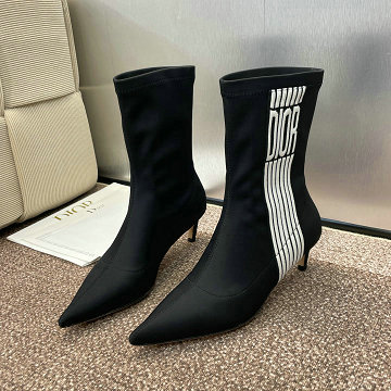 クリスチャンディオール CHRISTIAN DIOR 26-CDJ25021ZDB  2025年新作 ミディブーツ ローヒールシューズ レディース 靴