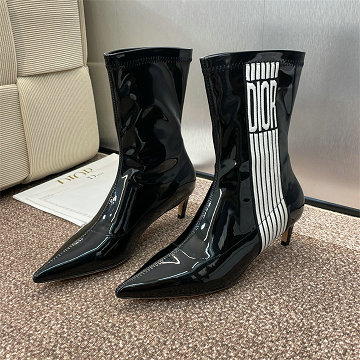 商品名称：クリスチャンディオール CHRISTIAN DIOR 26-CDJ25021ZDQ 2025年新作 ミディブーツ ローヒールシューズ レディース 靴