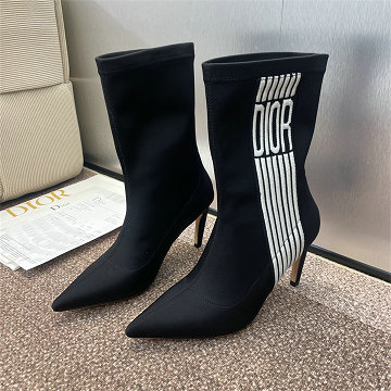 クリスチャンディオール CHRISTIAN DIOR 26-CDJ25021ZGB 2025年新作 ミディブーツ ハイヒールシューズ レディース 靴