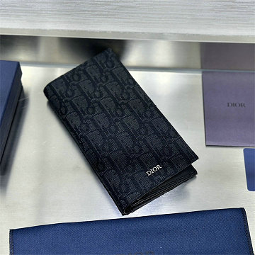 クリスチャンディオール CHRISTIAN DIOR GH-CD80021BQK 2025年新作 バーティカル ロングウォレット 2つ折り長財布 メンズ オブリーク