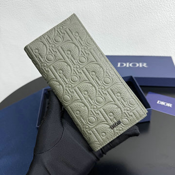 クリスチャンディオール CHRISTIAN DIOR GH-CD80022ZNG 2025年新作 サドル バーティカル ロングウォレット 2つ折り長財布 メンズ レザー