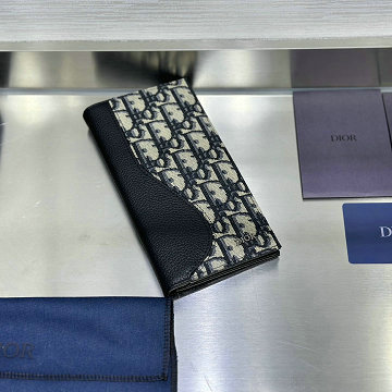商品名称：クリスチャンディオール CHRISTIAN DIOR GH-CD80022BBK 2025年新作 サドル バーティカル ロングウォレット 2つ折り長財布 メンズ レザー