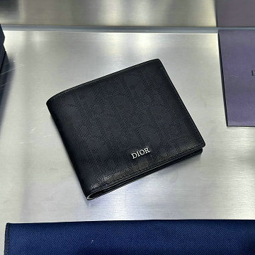 商品細詳を見る:クリスチャンディオール CHRISTIAN DIOR GH-CD80031KBK 2025年新作 ショートウォレット 2つ折り短財布 メンズ レザー
