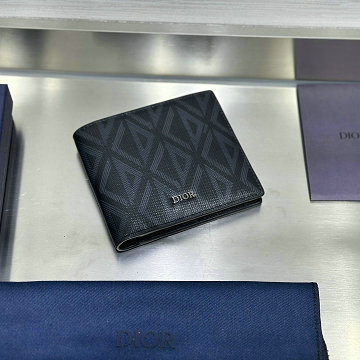 商品名称：クリスチャンディオール CHRISTIAN DIOR GH-CD80031YBK 2025年新作 ショートウォレット 2つ折り短財布 メンズ レザー