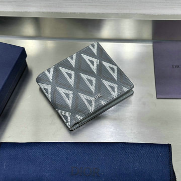 商品名称：クリスチャンディオール CHRISTIAN DIOR GH-CD80031YHS 2025年新作 ショートウォレット 2つ折り短財布 メンズ オブリーク ジャカード
