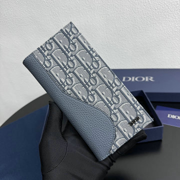 クリスチャンディオール CHRISTIAN DIOR GH-CD80022BHL 2025年新作 サドル バーティカル ロングウォレット 2つ折り長財布 メンズ レザー