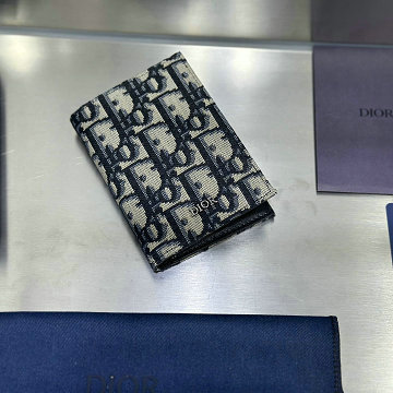 クリスチャンディオール CHRISTIAN DIOR GH-CD80052BBK  2025年新作 カードケース 2つ折り短財布 メンズ レザー