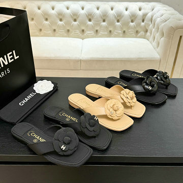 シャネル CHANEL 26-CHJ25064P 2025年新作 フリップフロップ フラットスリッパ レディースシューズ カジュアルミュール