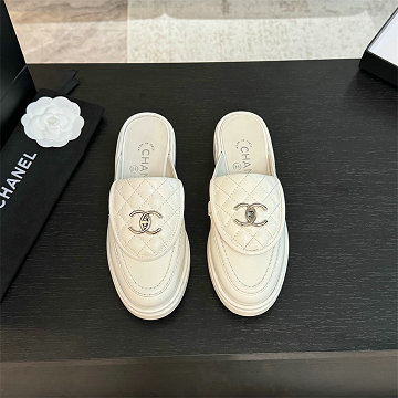 シャネル CHANEL 26-CHJ25068Q 2025年新作 ローファーミュール フラットスリッパ レディース サンダル 靴