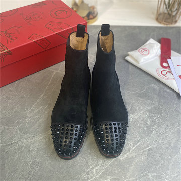 クリスチャンルブタン CHRISTIAN LOUBOUTIN  26-CLJ25010N 2025年新作 メンズ アンクルブーツ ショートブーツ フラットシューズ