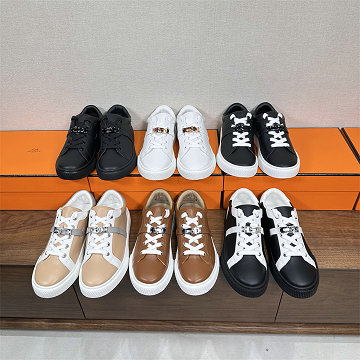 エルメス HERMES 26-HEJ25009  2025年新作 ユニセックス スニーカー レースアップシューズ スポーツシューズ 男女兼用