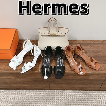 商品名称：エルメス HERMES 26-HEJ25012PD 2025年新作 JOY ローヒールシューズ サンダル レディース