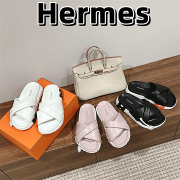 商品名称：エルメス HERMES 26-HEJ25016  2025年新作 スポーツミュール フラットフォーム スリッパ スライドサンダル レディース