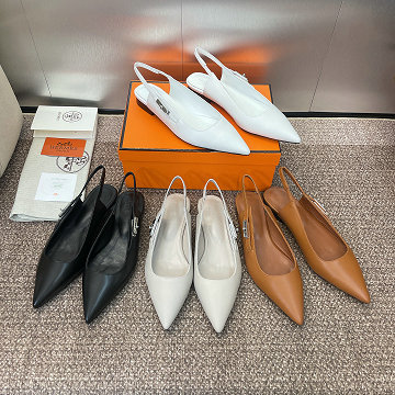 商品名称：エルメス HERMES 26-HEJ25018P 2025年新作 Lover フラットパンプス スリングバックサンダル レディース シューズ 靴