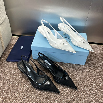 プラダ PRADA 26-PDJ25006 2025年新作 ローヒールシューズ スリングバック パンプス レディース 靴