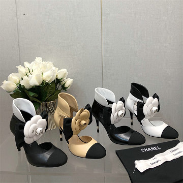 商品名称：シャネル CHANEL 26-CHJ25069X 2025年新作 カメリア ローヒールサンダル スリングバック パンプス レディース 靴