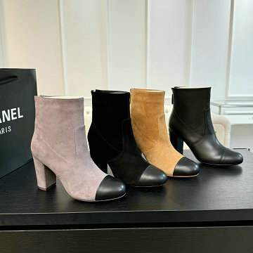 シャネル CHANEL 26-CHJ25071Z 2025年新作 アンクルブーツ ショートブーツ ハイヒールシューズ レディース 靴