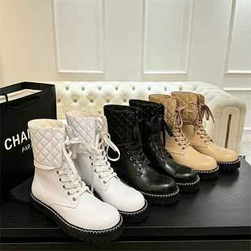 シャネル CHANEL 26-CHJ25074 2025年新作 マーティンブーツ ショートブーツ フラットシューズ レディース 靴