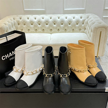 シャネル CHANEL 26-CHJ25075DP  2025年新作 ショートブーツ フラットシューズ レディース 靴
