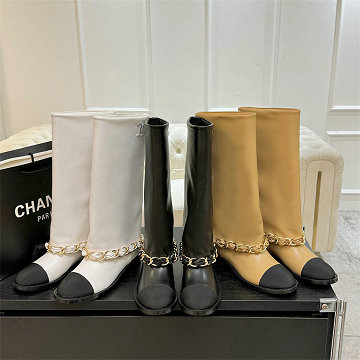 シャネル CHANEL 26-CHJ25075GP 2025年新作 ミディブーツ フラットシューズ レディース 靴
