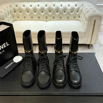 シャネル CHANEL 26-CHJ25078 2025年新作 ミディブーツ マーティンブーツ フラットシューズ レディース 靴