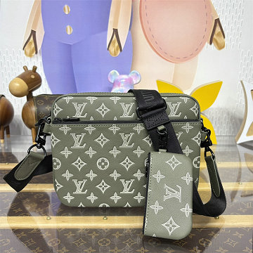 ルイヴィトン LOUISVUITTON 057-M124902025年新作 トリオ メッセンジャーバッグ ショルダーバッグ メンズ モノグラム シャドウ カーフレザー