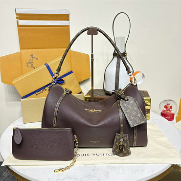 ルイヴィトン LOUISVUITTON 057-M13668Z 2025年新作 エクスプレス トラベル GM トートバッグ 肩掛け ショルダーバッグ カーフレザー