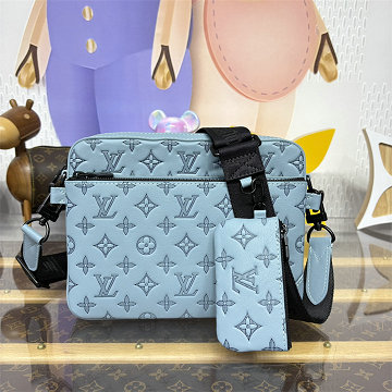 ルイヴィトン LOUISVUITTON 057-M147812025年新作 トリオ メッセンジャーバッグ ショルダーバッグ メンズ モノグラム シャドウ カーフレザー