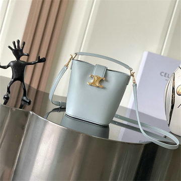 セリーヌ CELINE 2025年新作 ミニ バケット ルイーズ ショルダーバッグ スムースカーフスキン