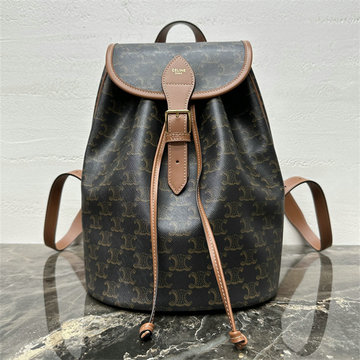 セリーヌ CELINE 2025年新作 ミディアム フォルコ バックパック メンズ リュックサック 大容量