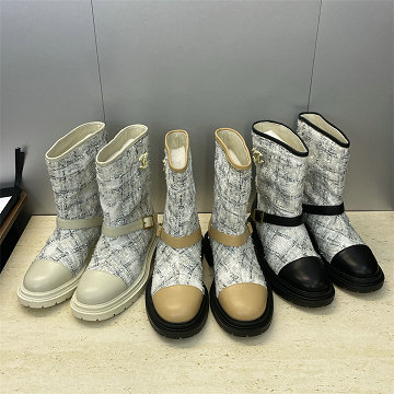 商品名称：シャネル CHANEL 26-CHJ25086 2025年新作 ショートブーツ フラットフォーム レディースシューズ