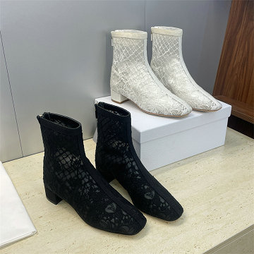 商品細詳を見る:シャネル CHANEL 26-CHJ25083 2025年新作 ショートブーツ ローヒール レディースシューズ