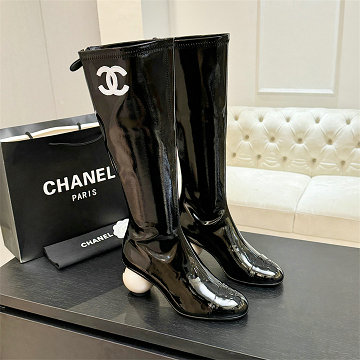 商品名称：シャネル CHANEL26-CHJ25106ZQ  2025年新作 ロングブーツ ローヒールシューズ レディース