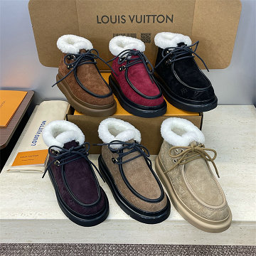 商品名称：ルイヴィトン LOUISVUITTON 26-LVJ25027  2025年新作 アンクルブーツ スノーブーツ フラットシューズ レディース