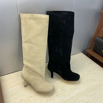 商品名称：メゾンマルジェラ Maison Margiela 26-MAMJ25002R 2025年新作 ロングブーツ ローヒールシューズ レディースシューズ