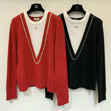 商品名称：シャネル CHANEL 2026年新作 ロングスリーブ ニットセーター クルーネック レディース