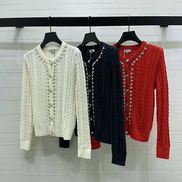 商品細詳を見る:シャネル CHANEL 2026年新作 ロングスリーブ カーディガン ウール コート セーター トップスコート クルーネック レディース