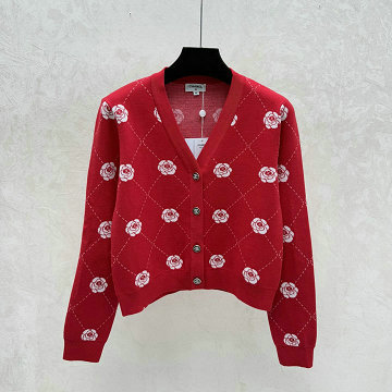 商品名称：シャネル CHANEL 2026年新作 ロングスリーブ カーディガン ウール コート セーター トップスコート Vネック レディース