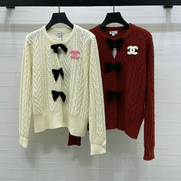 シャネル CHANEL 2026年新作 ロングスリーブ カーディガン ウール コート セーター トップスコート レディース