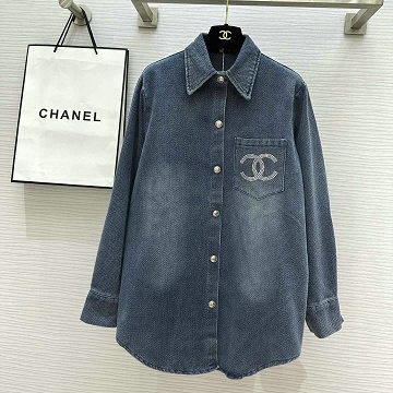 商品名称：シャネル CHANEL 2026年新作 ロングスリーブ デニムシャツ トップスコート ブラウス レディース