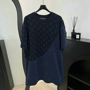 商品細詳を見る:ルイヴィトン LOUISVUITTON 2026年新作 ショートスリーブ ニットトップ ウール セーター クルーネック 男女兼用