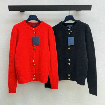 商品細詳を見る:ルイヴィトン LOUISVUITTON 2026年新作 モノグラム ボタン カーディガン ロングスリーブ ニットジャケット トップスコート